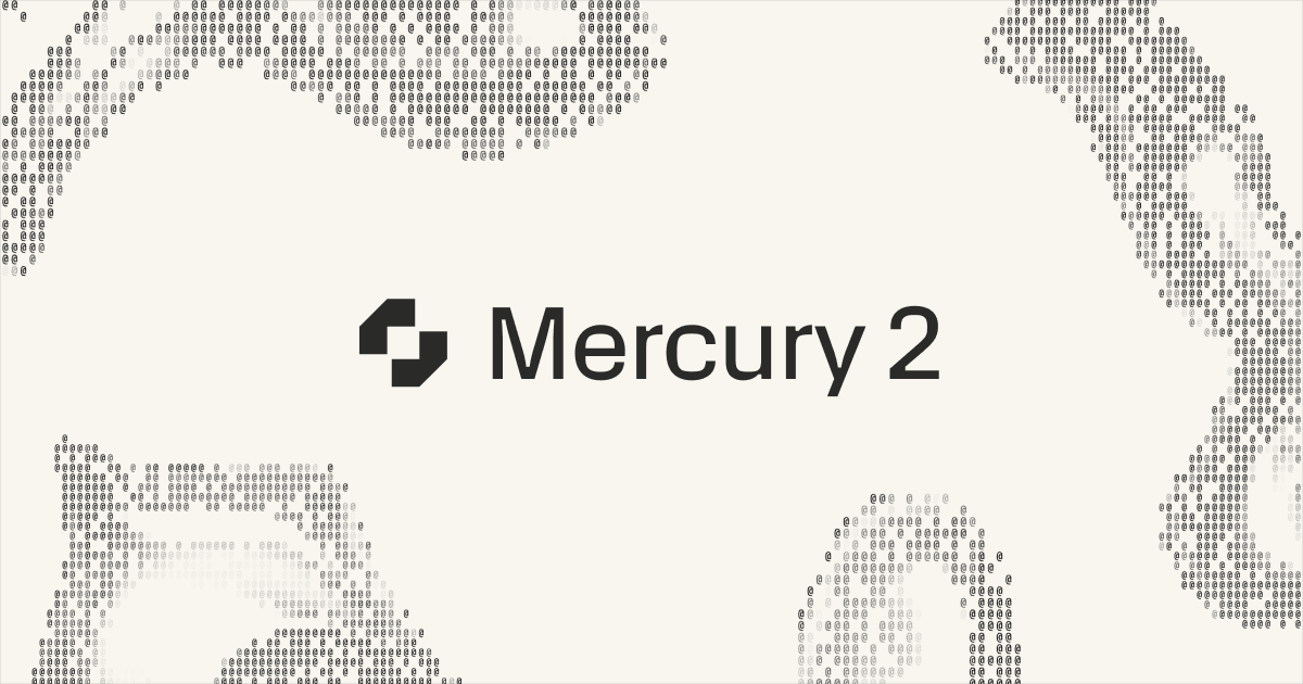Mercury 2 출시: 디퓨전 기반 초고속 LLM으로 AI 코딩 에이전트 성능 혁신