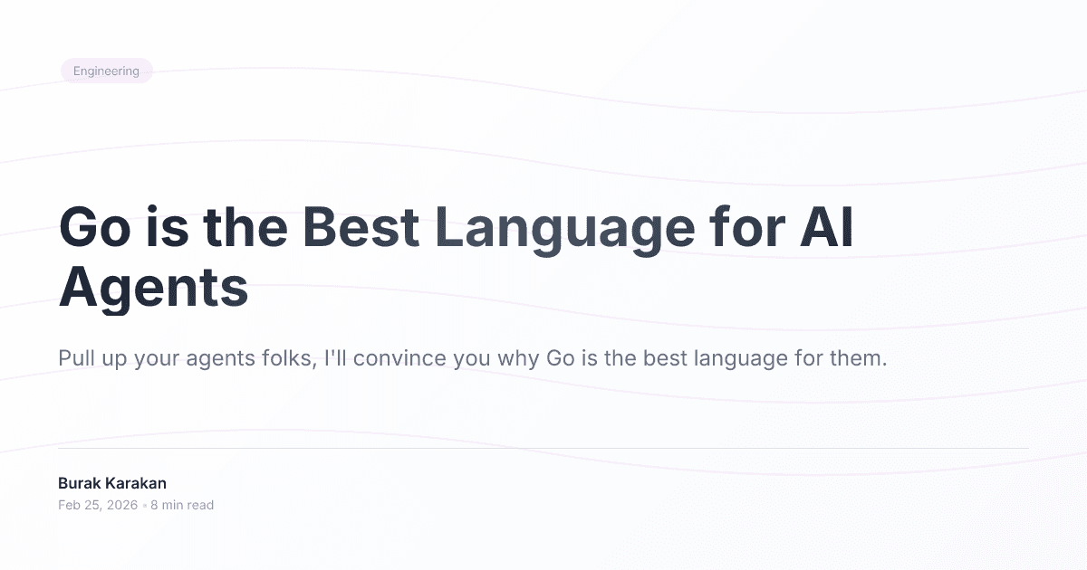 Go 언어, AI 에이전트 개발의 새로운 표준 — 고성능 오케스트레이션과 바이브코딩 최적화